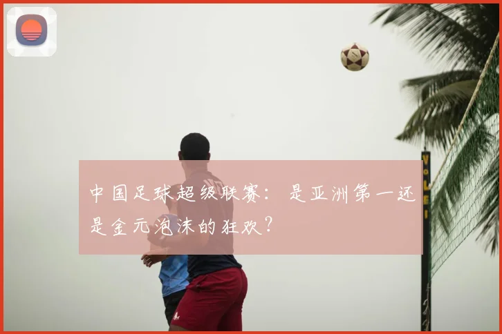中国足球超级联赛:是亚洲第一还是金元泡沫的狂欢?